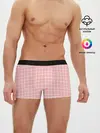 Мужские трусы боксеры / Клетка волнистая