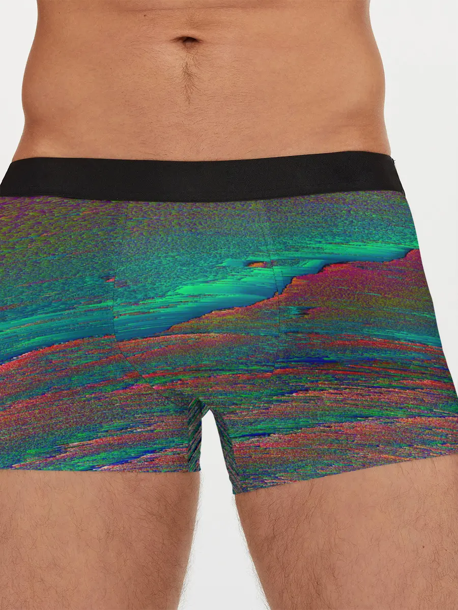 Мужские трусы боксеры / ГЛИТЧ | ПОМЕХИ