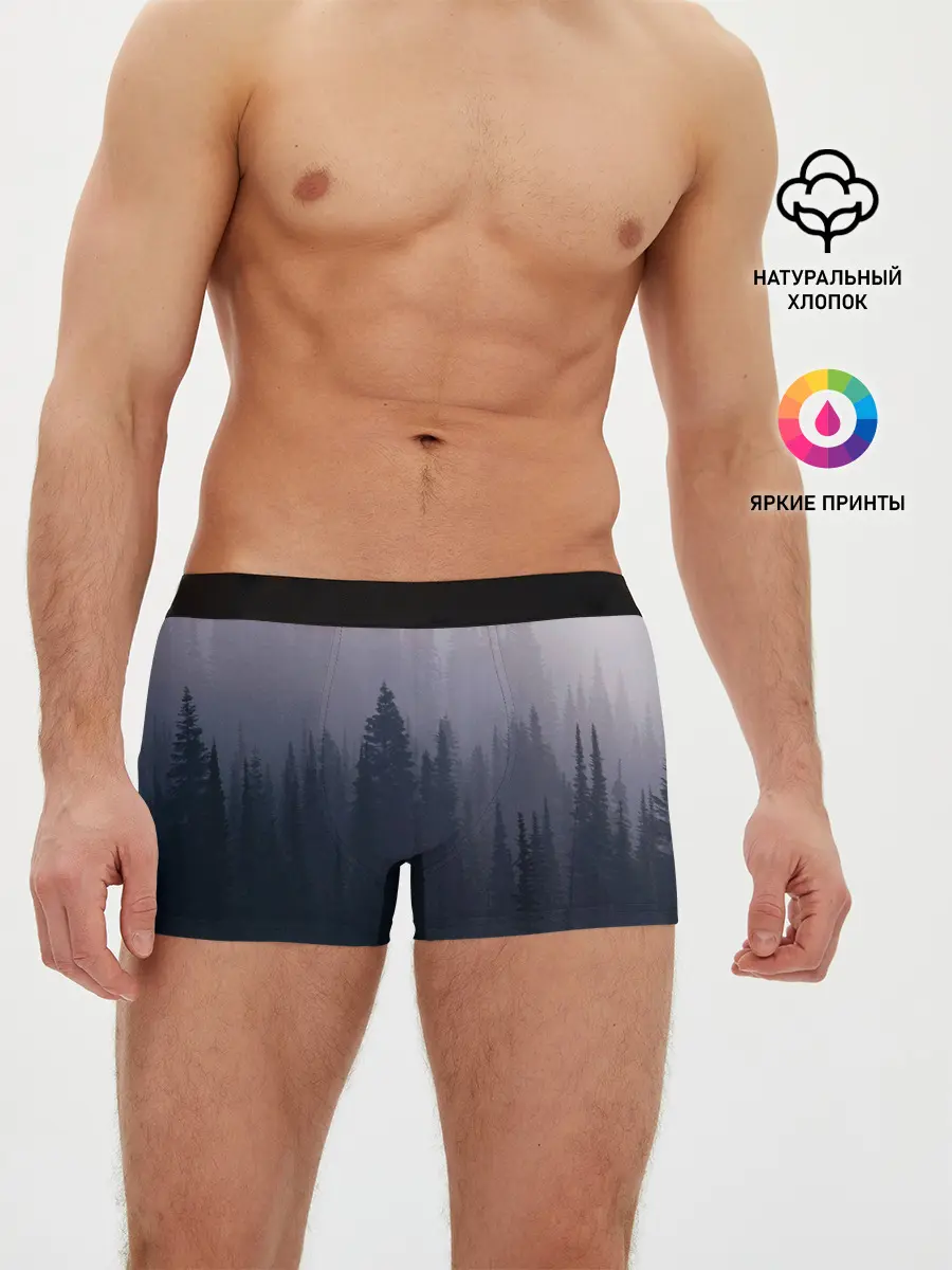 Мужские трусы боксеры / Лесок