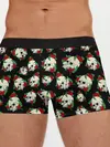 Мужские трусы боксеры / Черепа и розы / Skull and Roses