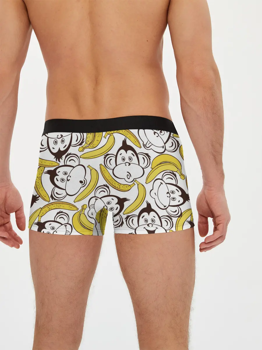 Мужские трусы боксеры / Обезьянки и бананы