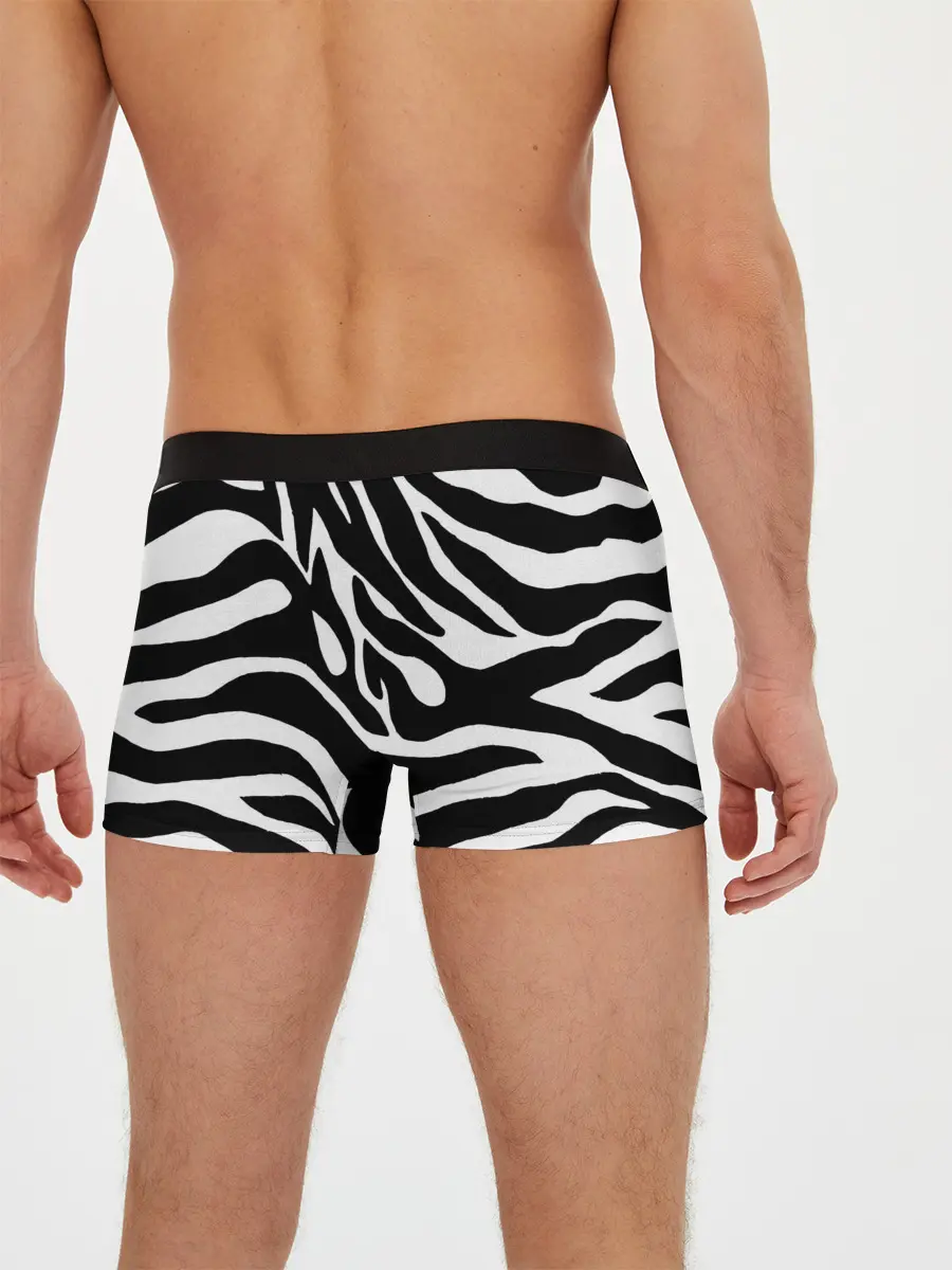 Мужские трусы боксеры / Зебра