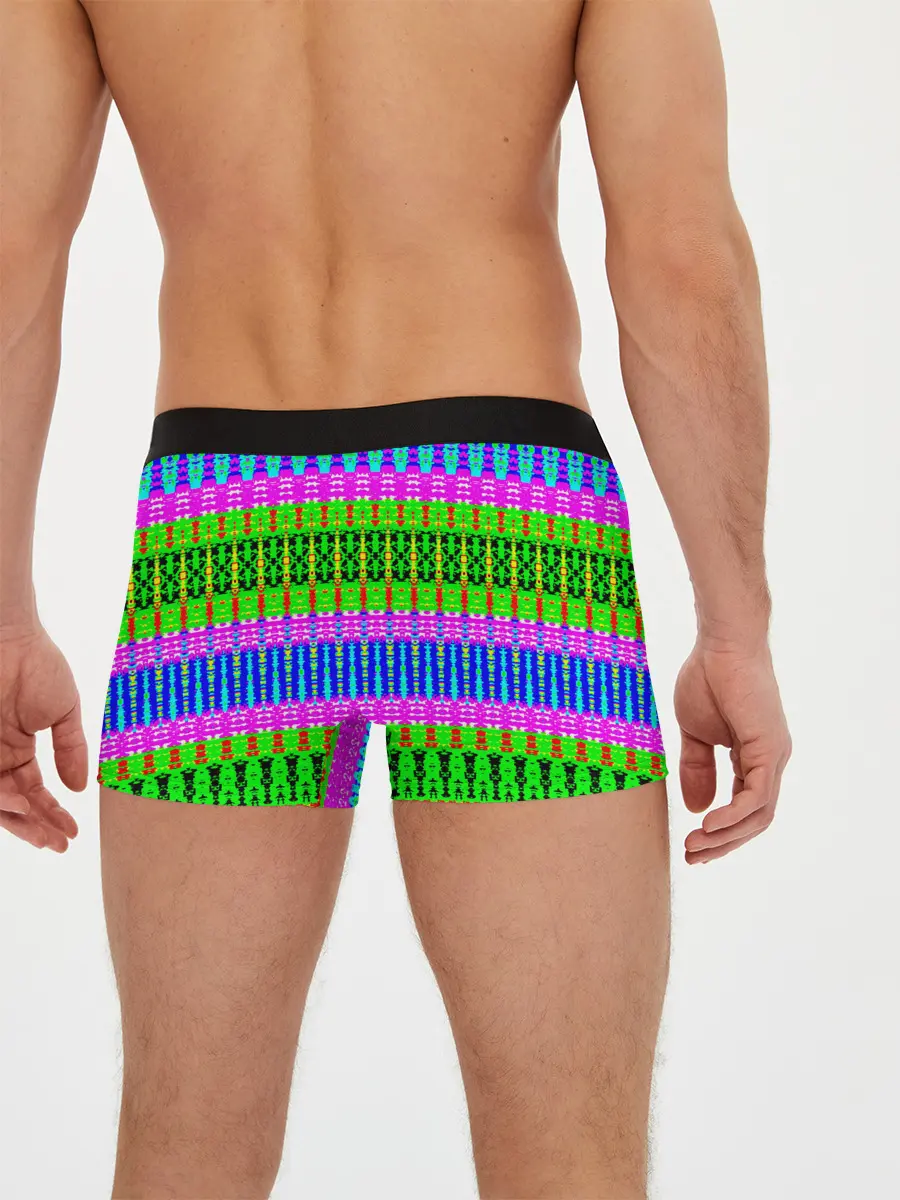 Мужские трусы боксеры / ornament indian