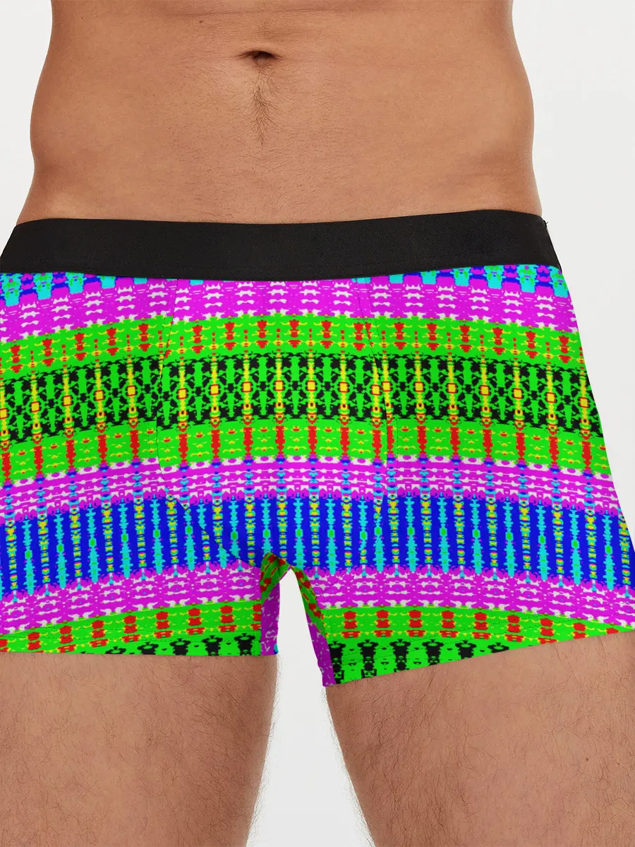 Мужские трусы боксеры / ornament indian