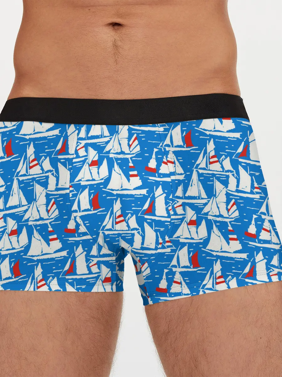 Мужские трусы боксеры / Яхты