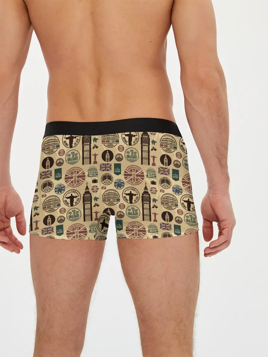 Мужские трусы боксеры / Путешествие