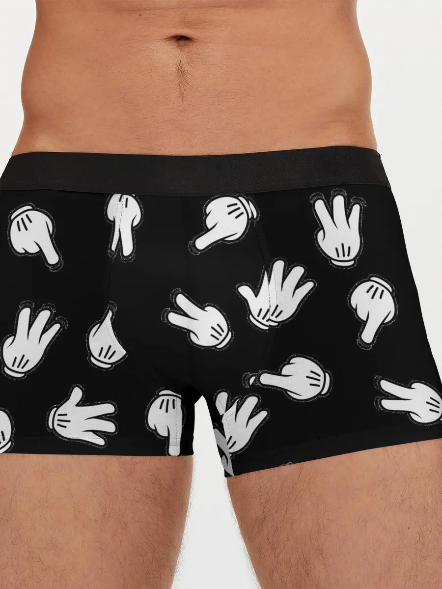Мужские трусы боксеры / Множество рук