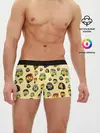Мужские трусы боксеры / Thinking emoji skins