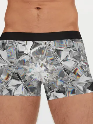 Мужские трусы боксеры / Бриллиантовый блеск