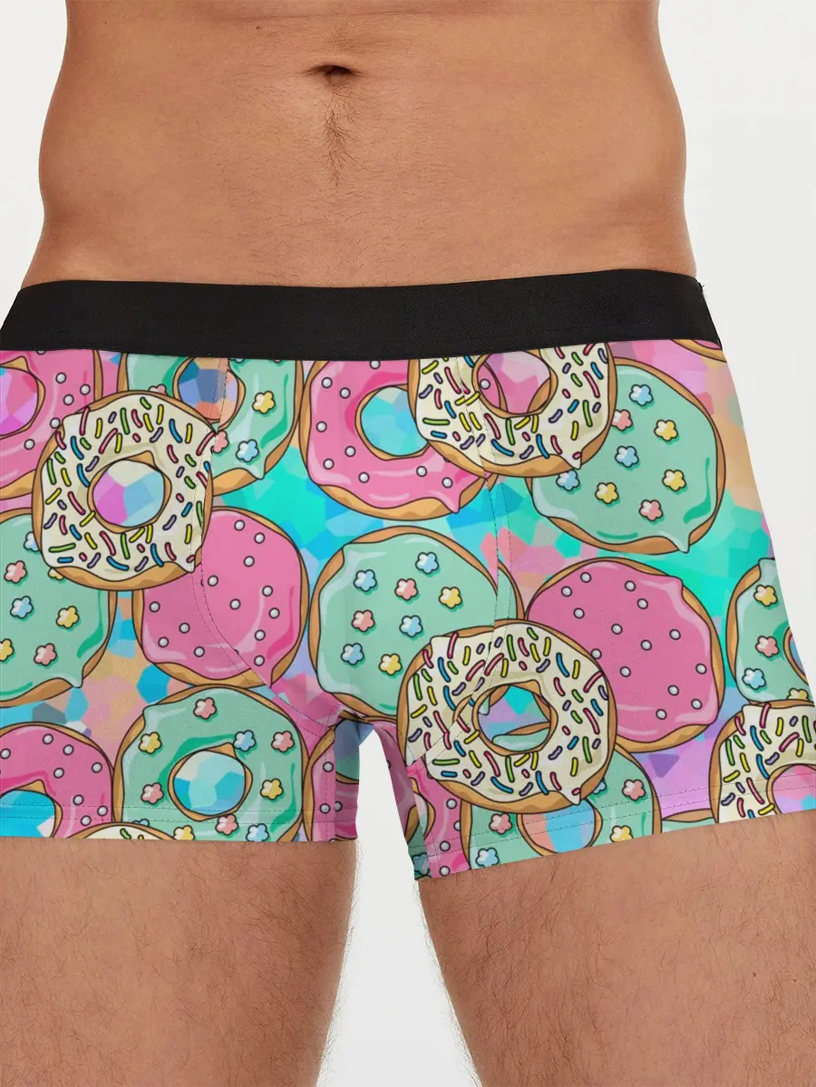Мужские трусы боксеры / Сладкие Пончики