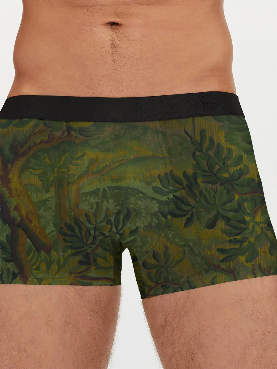 Мужские трусы боксеры / Зеркальный лес