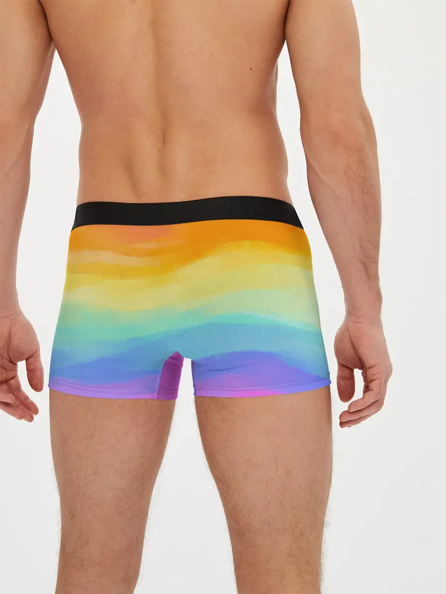 Мужские трусы боксеры / РАДУЖНЫЕ ВОЛНЫ | RAINBOW WAVES