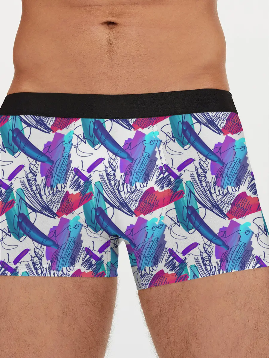 Мужские трусы боксеры / Абстракция пятна краски