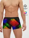 Мужские трусы боксеры / Яркий геометрический узор