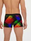 Мужские трусы боксеры / Яркий геометрический узор