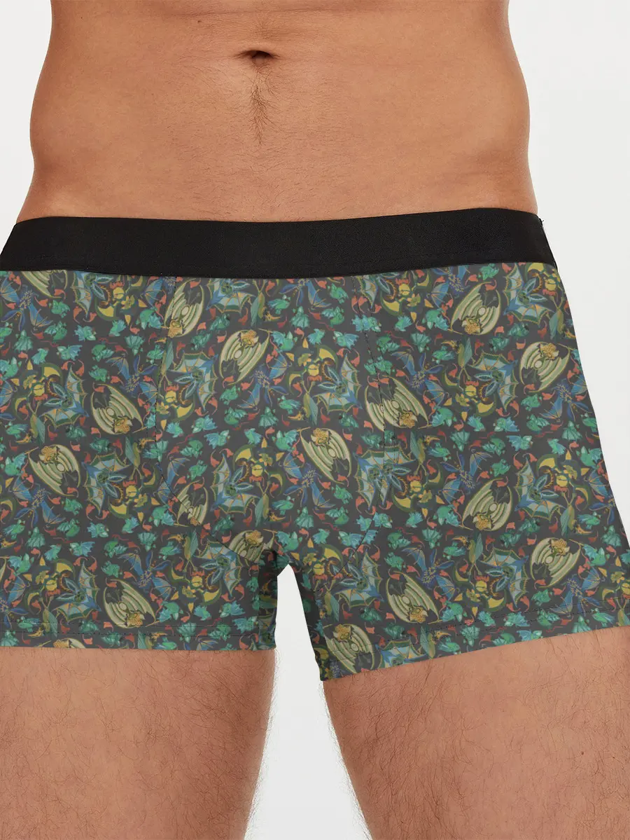 Мужские трусы боксеры / Летучие мыши. Охота.