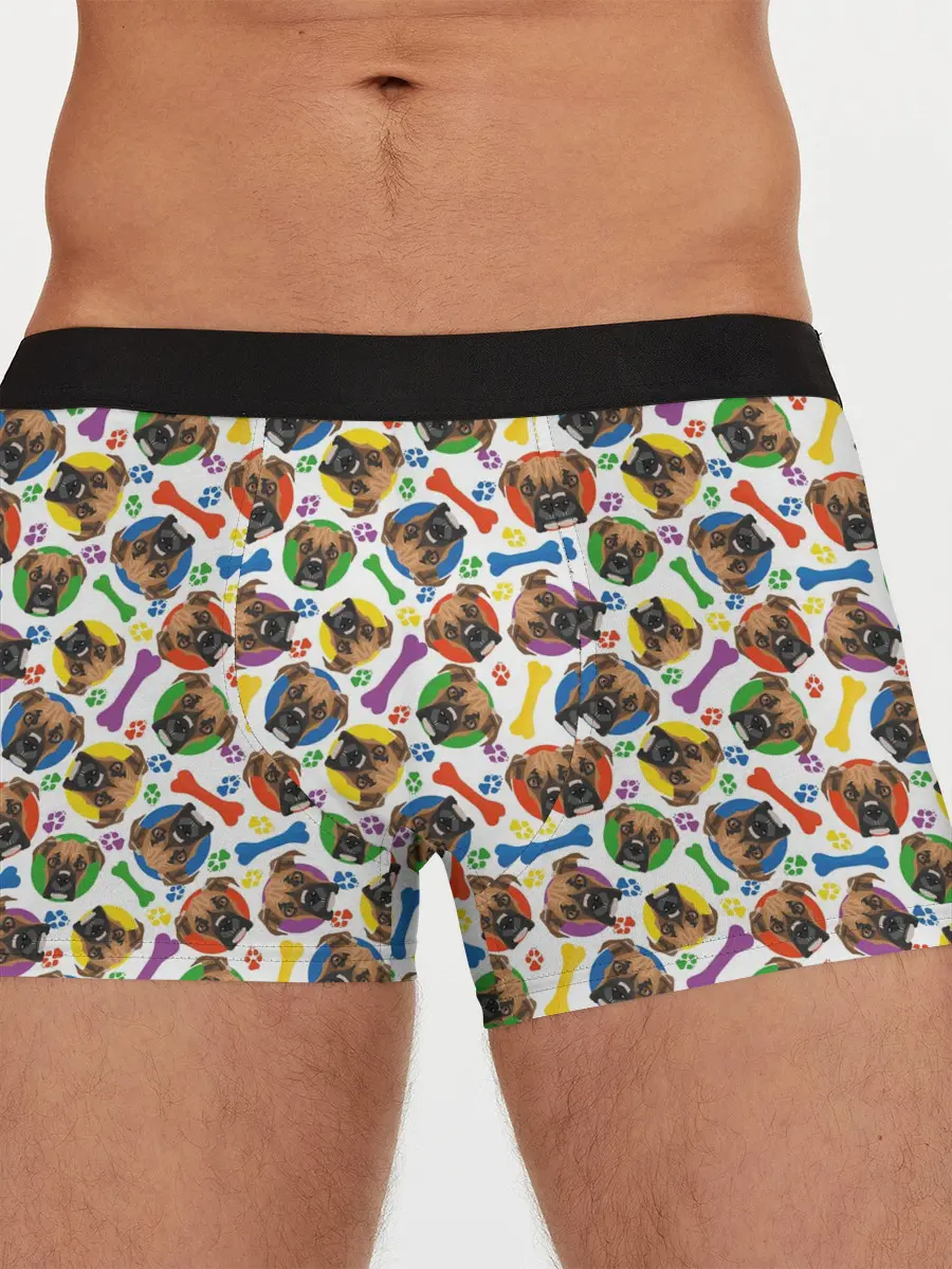 Мужские трусы боксеры / Немецкий Боксёр