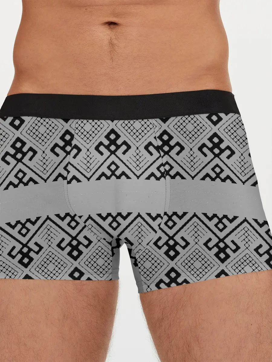 Мужские трусы боксеры / Русские народные узоры