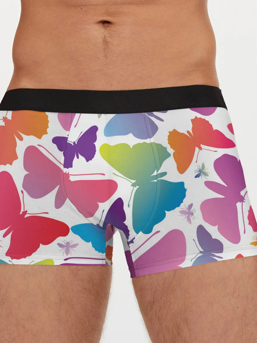 Мужские трусы боксеры / БАБОЧКИ ПАТТЕРН | BUTTERFLY PATTERN