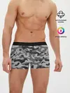 Мужские трусы боксеры / КАМУФЛЯЖ GRAY