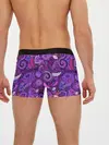 Мужские трусы боксеры / фиолетовый этнический дудлинг