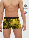 Мужские трусы боксеры / Желтый Неоновый Дым