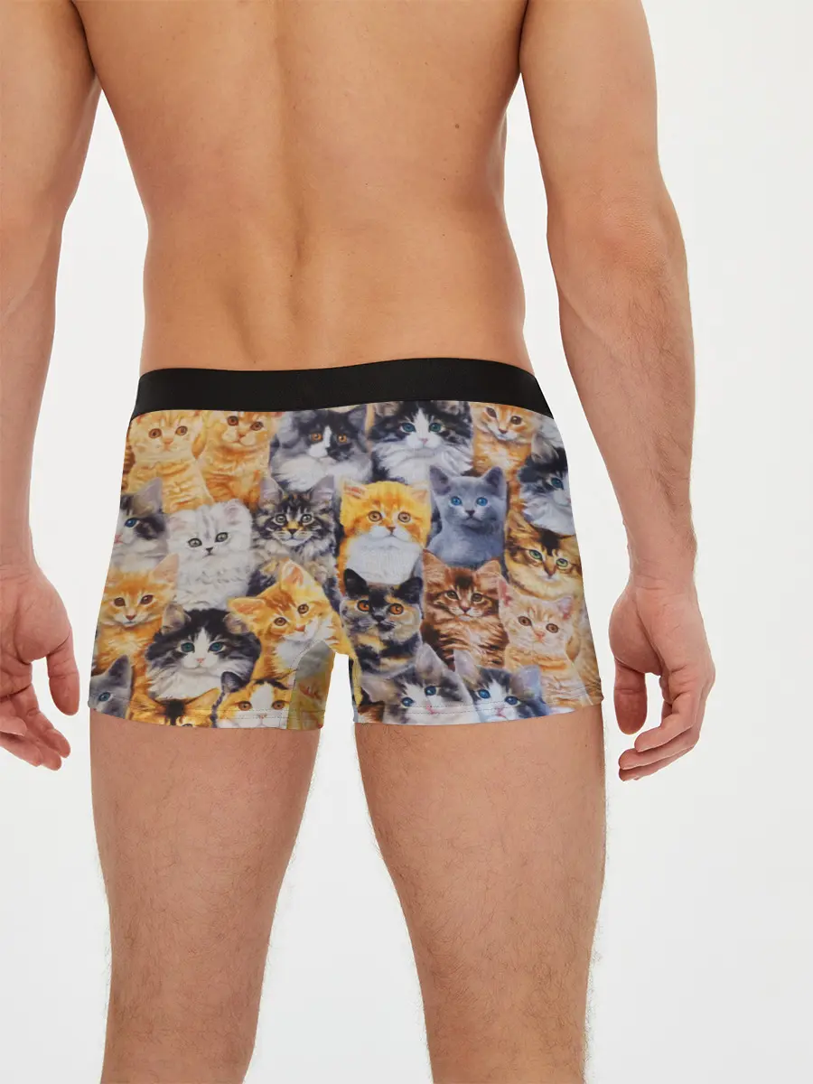 Мужские трусы боксеры / КОТЯТКИ