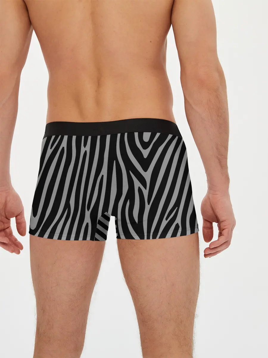 Мужские трусы боксеры / Zebra Camouflage