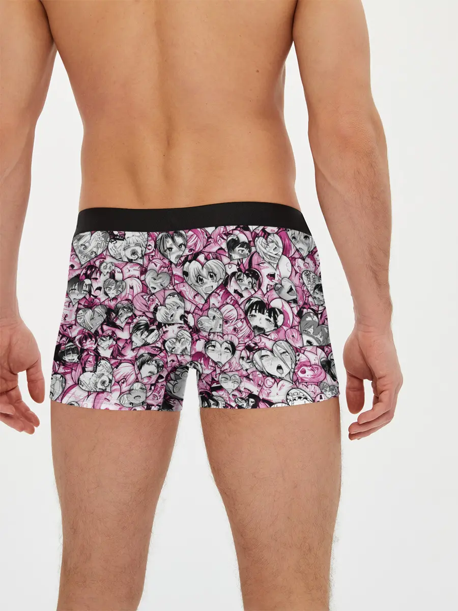 Мужские трусы боксеры / Ahegao валентинки