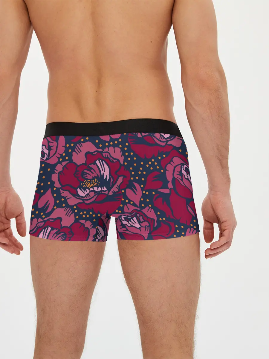 Мужские трусы боксеры / Цветы