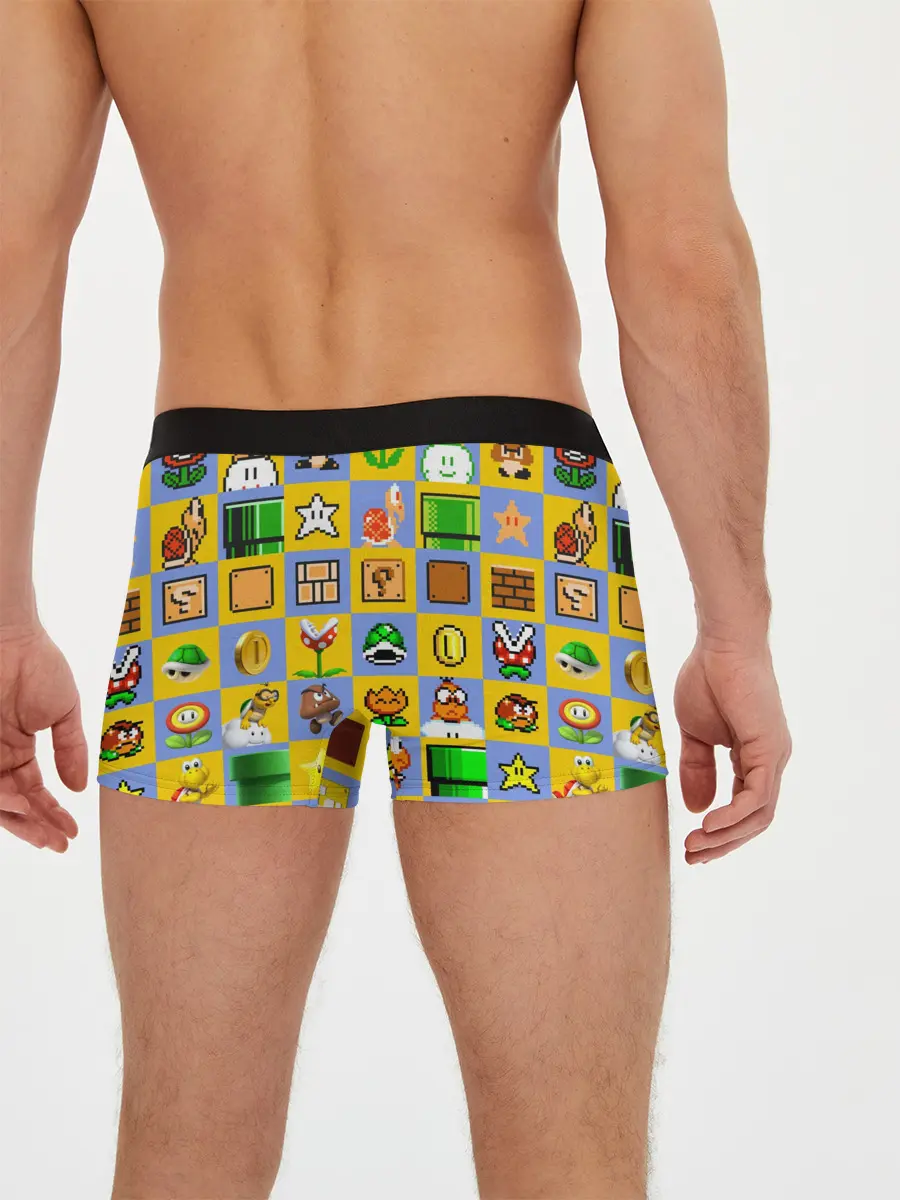 Мужские трусы боксеры / Super Mario Pop art