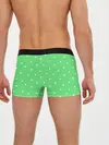 Мужские трусы боксеры / Горошек на зеленом
