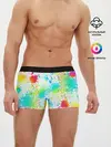 Мужские трусы боксеры / БРЫЗГИ НЕОНА