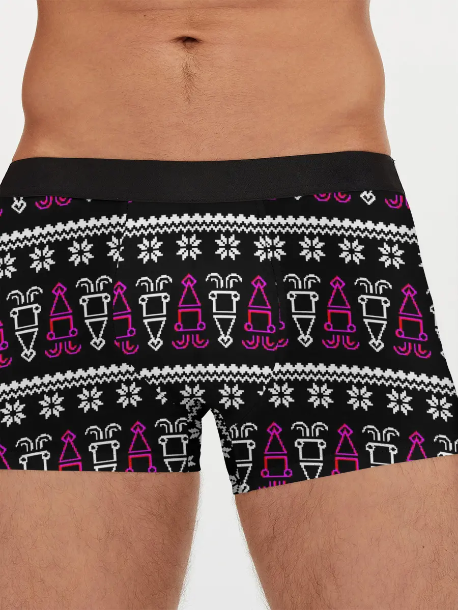 Мужские трусы боксеры / Праздник кальмара