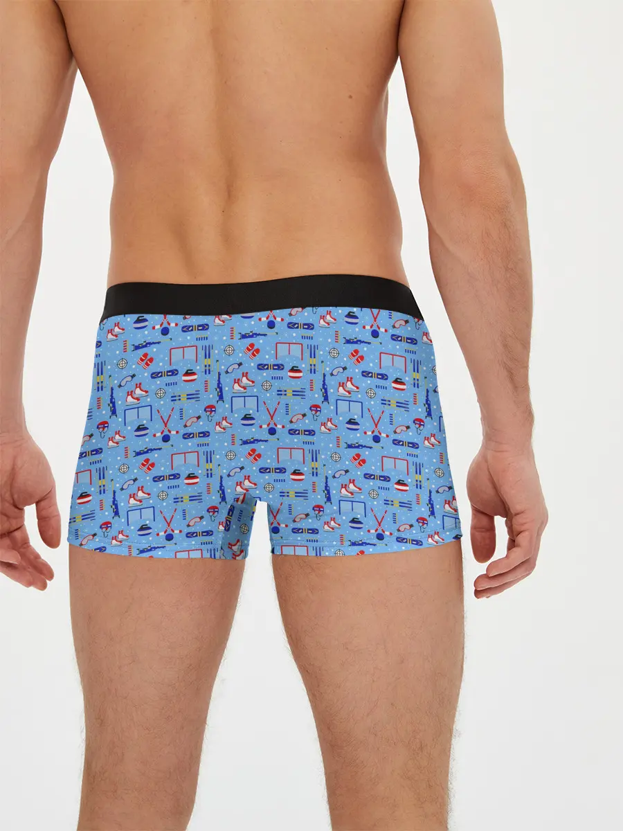 Мужские трусы боксеры / Зимние виды спорта