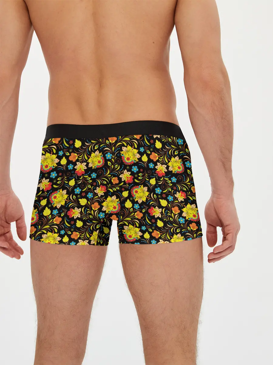 Мужские трусы боксеры / Яркая Хохлома