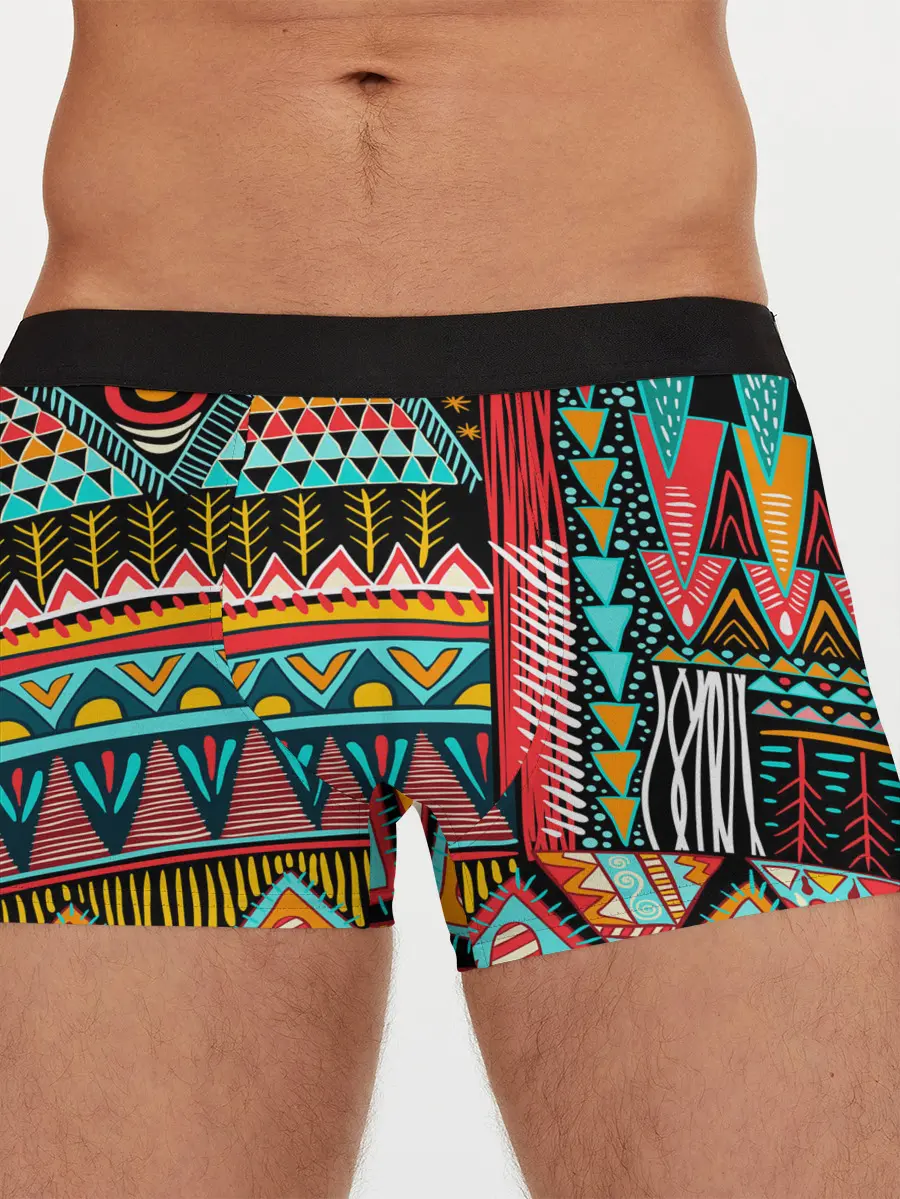 Мужские трусы боксеры / Африканский стиль