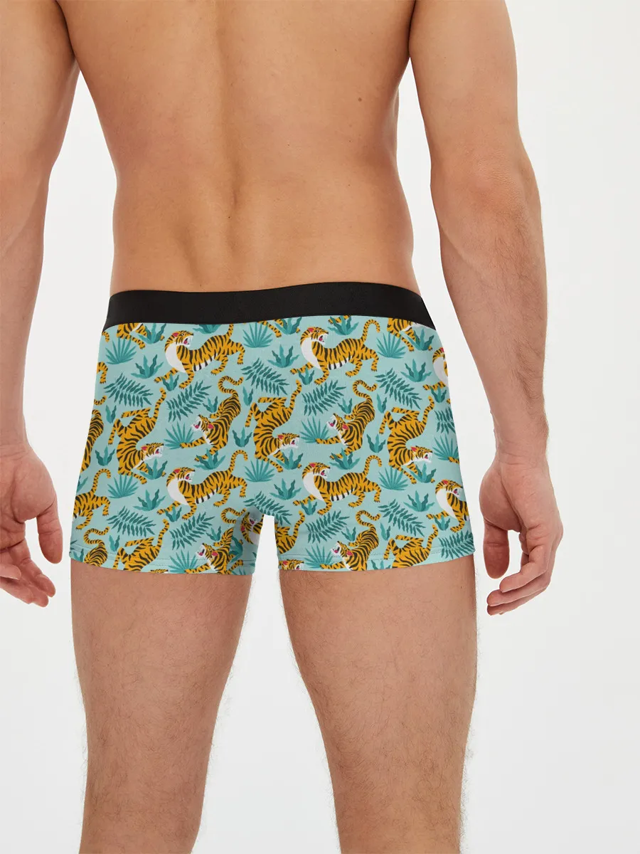 Мужские трусы боксеры / Рычащие Тигры Паттерн