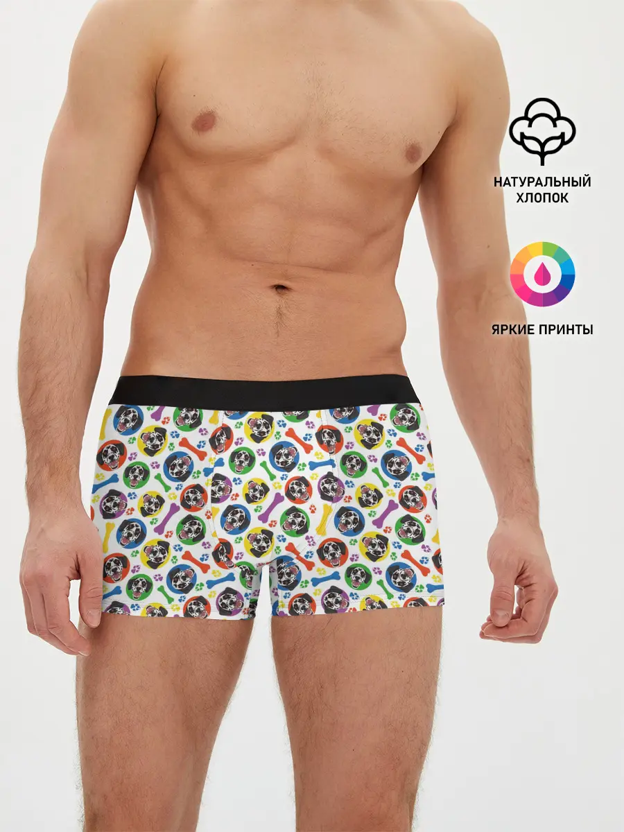 Мужские трусы боксеры / Далматинец