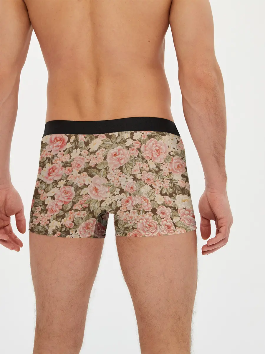 Мужские трусы боксеры / Розовая поляна