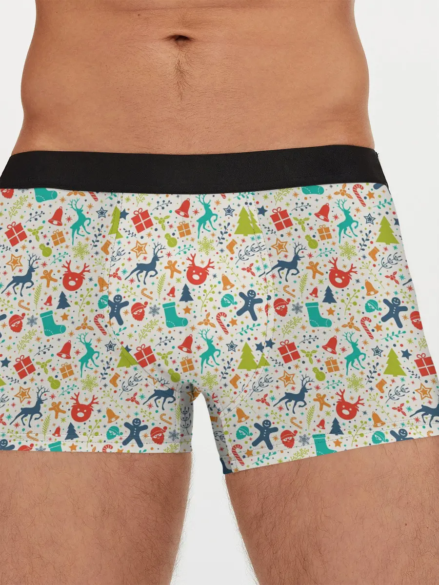 Мужские трусы боксеры / Символика Нового Года