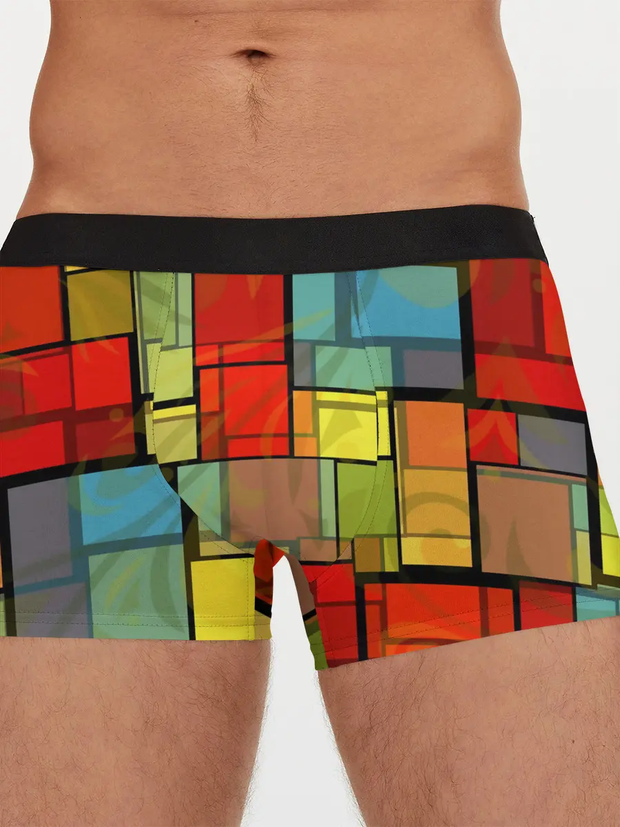 Мужские трусы боксеры / ГЕОМЕТРИЯ