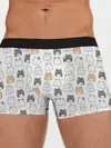 Мужские трусы боксеры / Толстые котики