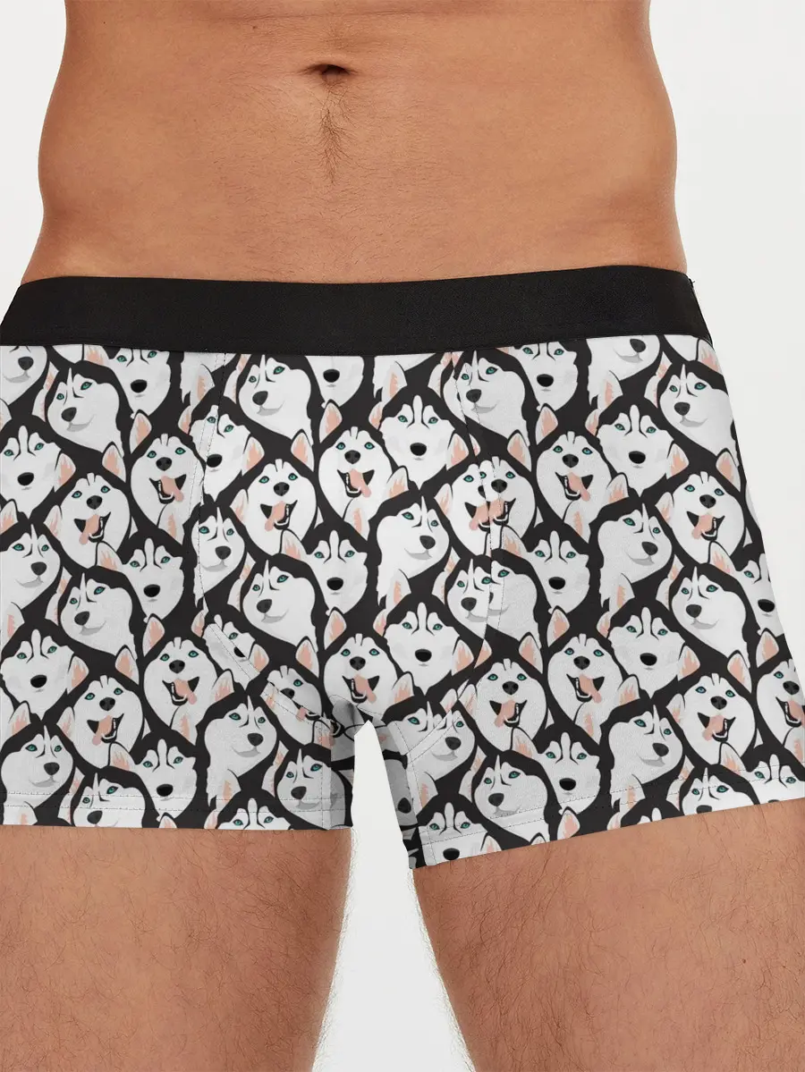 Мужские трусы боксеры / Сибирский Хаски