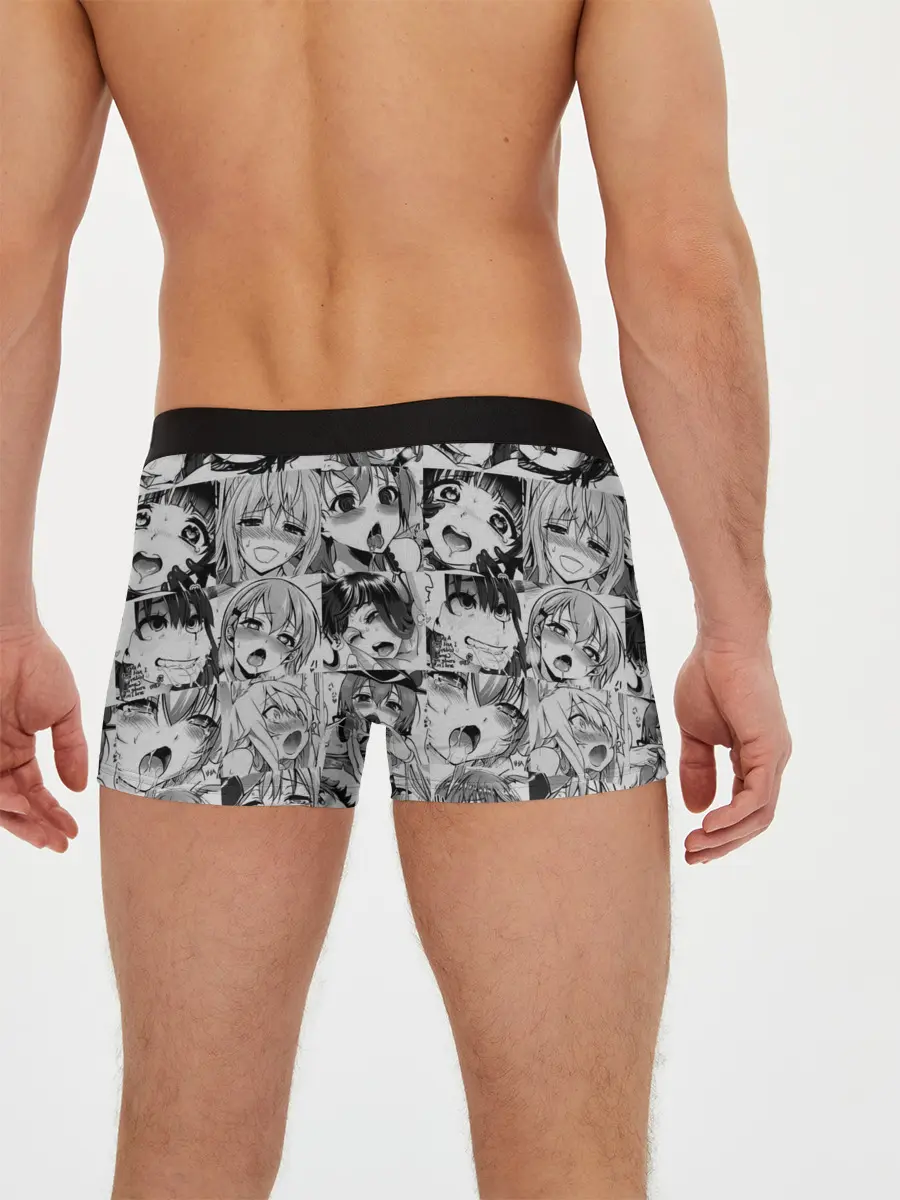 Мужские трусы боксеры / такое разное АХЕГАО. монохром