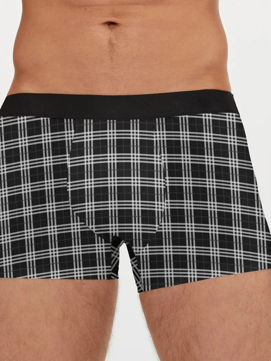 Мужские трусы боксеры / Шотландка
