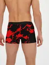 Мужские трусы боксеры / Красный на черном