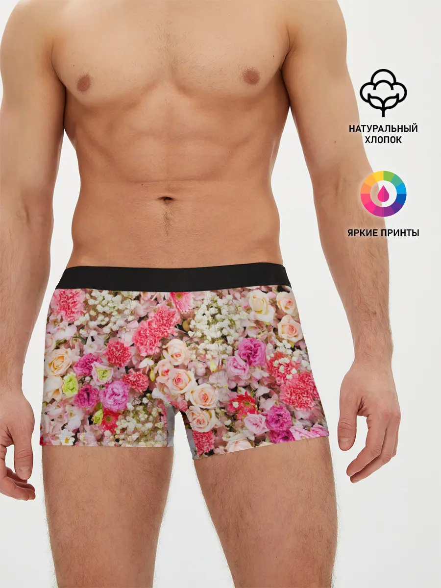 Мужские трусы боксеры / Розы | Roses