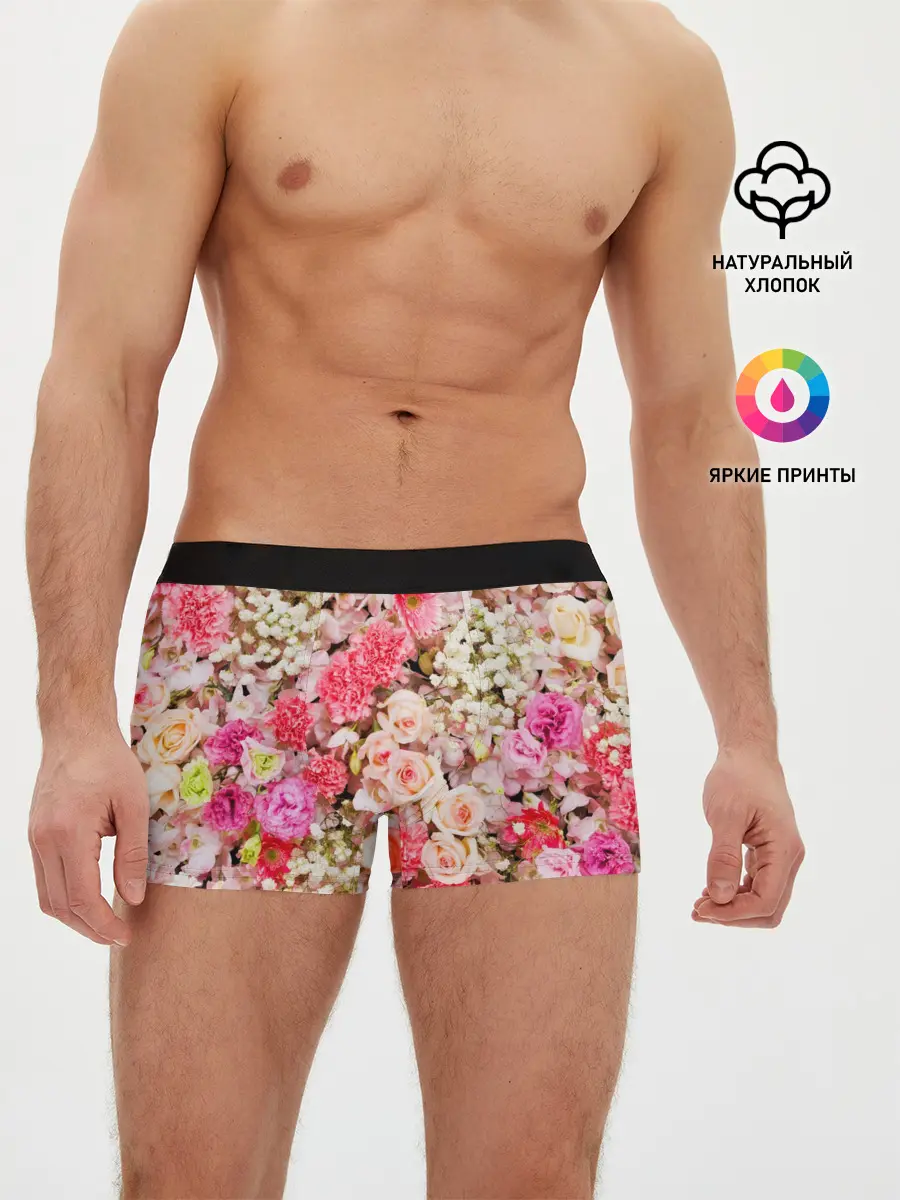 Мужские трусы боксеры / Розы | Roses