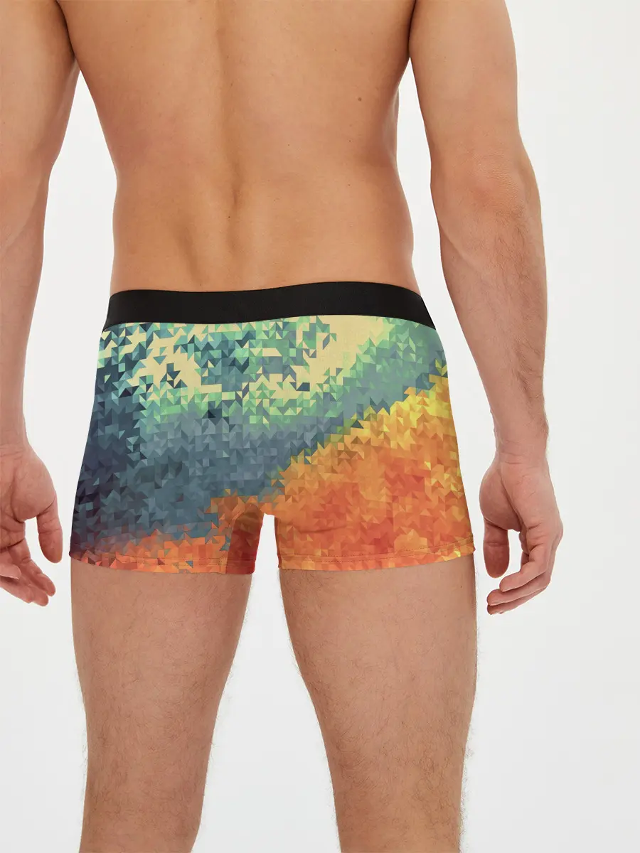 Мужские трусы боксеры / Стихия: лед и пламя